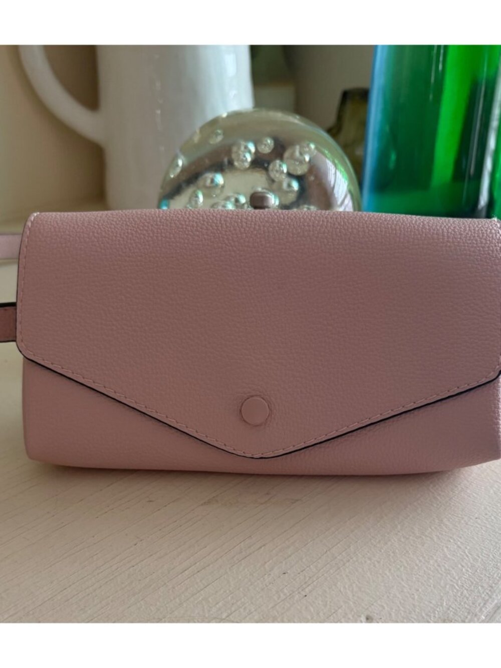 New Women's Crossbody Shoulder or Belt Bag Pink Snap Flap Buckle Sizes 2-18